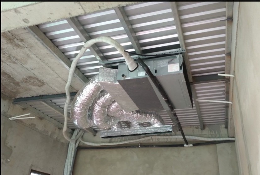 桃園吊隱式送風機結冷處理